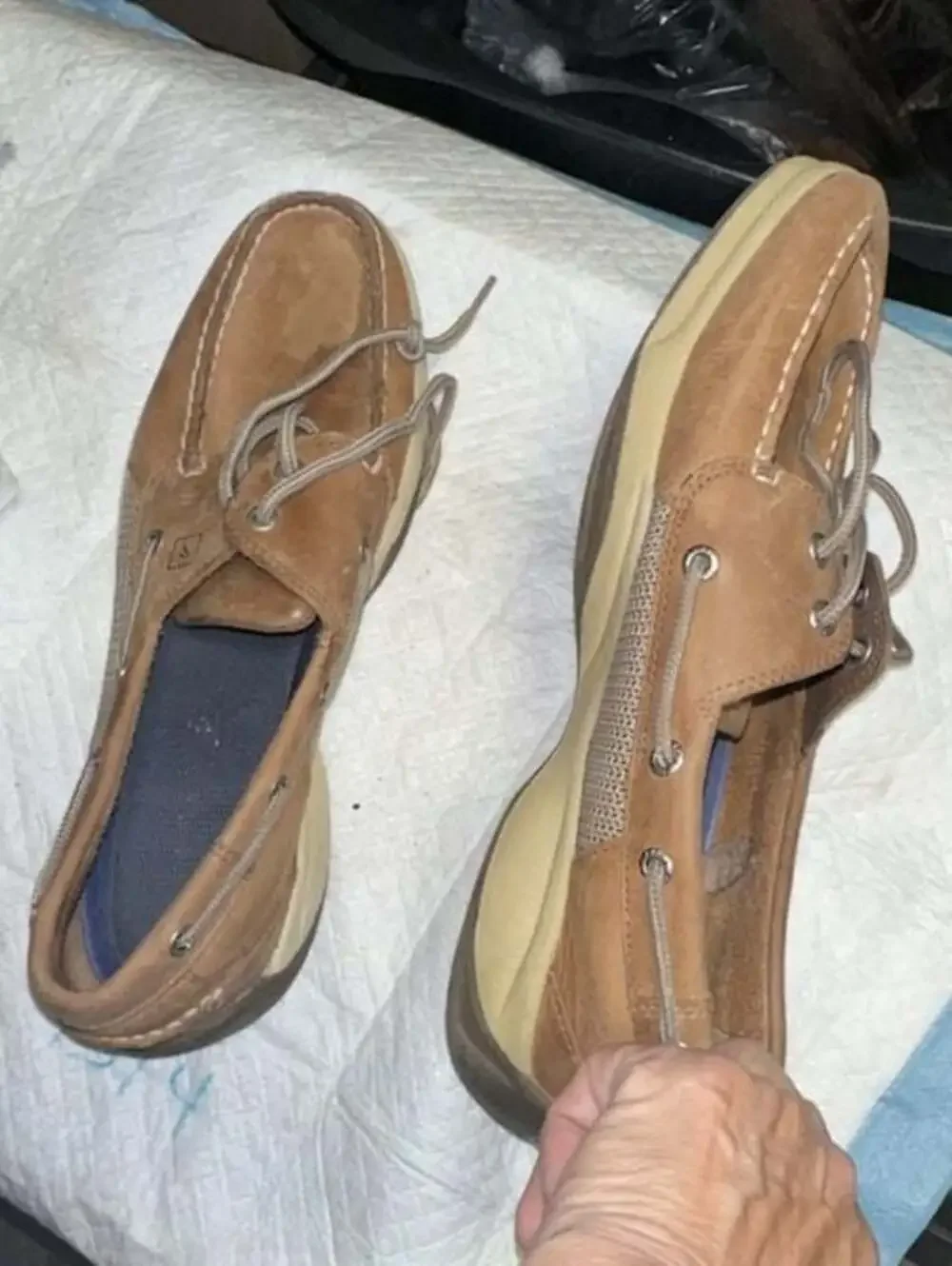 Sperry Top-Sider Men's Brown Leather Boat Shoes Size 11